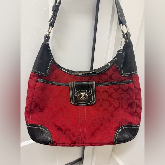 Vintage Coach Signature Hampton Hobo shoulder bag - Picture 3 of 13